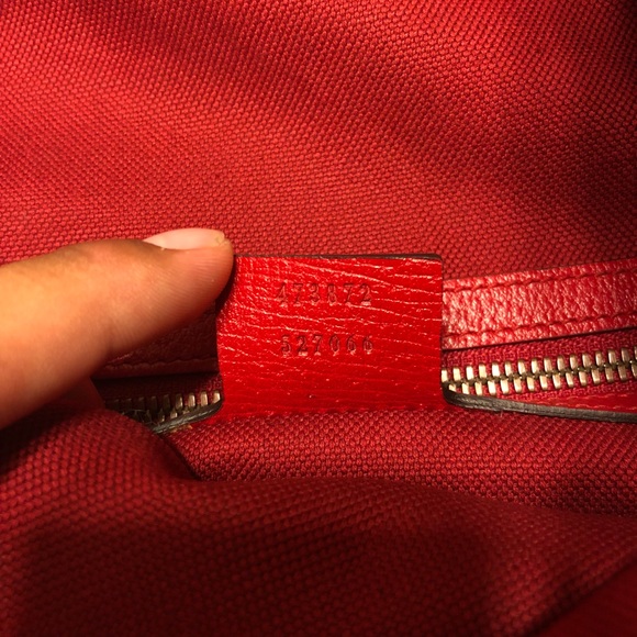 Gucci Red White & Blue Drawstring - Picture 4 of 6